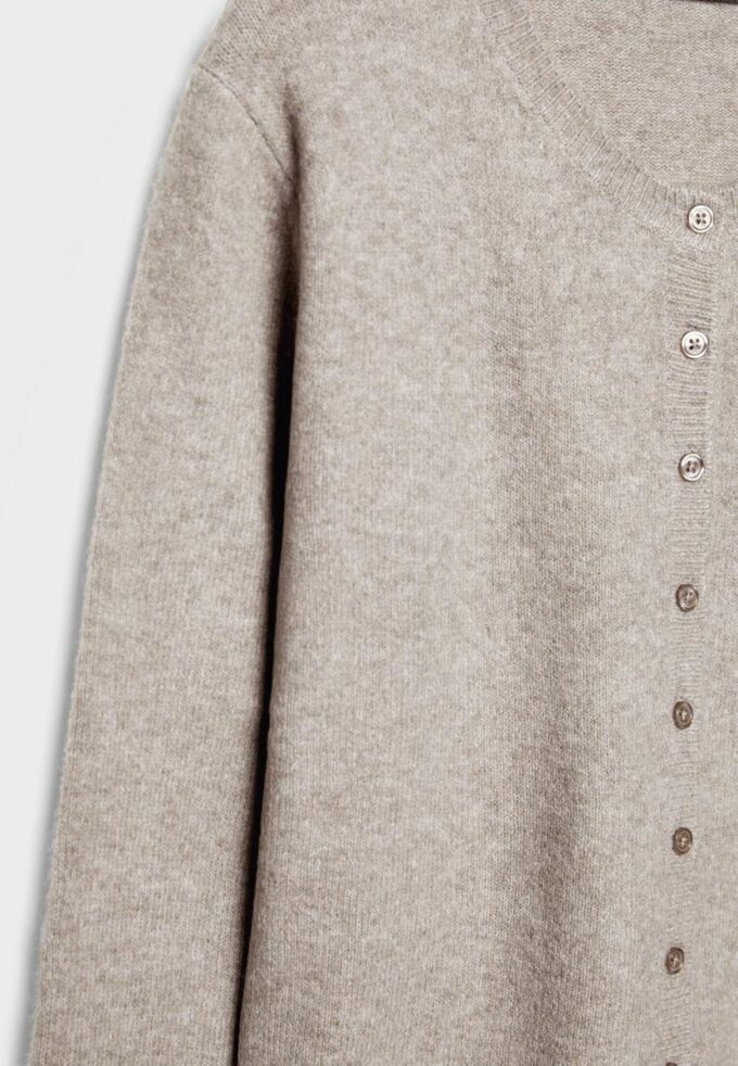 Cardigan Soft-Touch din tricot moale, cu nasturi Cardigan Soft-Touch din tricot moale, cu nasturi