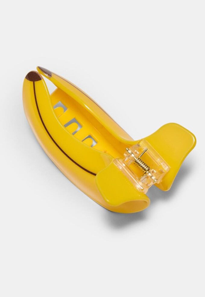 Clemă de păr în formă de banană