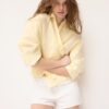 Cămășă cu mâneci kimono cu efect de in Cămășă cu mâneci kimono cu efect de in