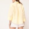 Cămășă cu mâneci kimono cu efect de in Cămășă cu mâneci kimono cu efect de in