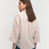 Cămășă cu mâneci kimono cu efect de in Cămășă cu mâneci kimono cu efect de in