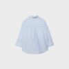 Cămășă cu mâneci kimono cu efect de in Cămășă cu mâneci kimono cu efect de in