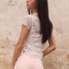 Cămășă cu mâneci scurte în stil Qipao Cămășă cu mâneci scurte în stil Qipao