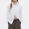 Cămașă de bază din poplin cu buzunar Cămașă de bază din poplin cu buzunar