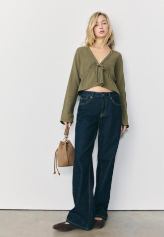 Cămașă deschisă cu ținte