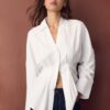 Cămașă din poplin cu pliuri Cămașă din poplin cu pliuri
