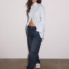 Cămașă oversize cu capse Cămașă oversize cu capse