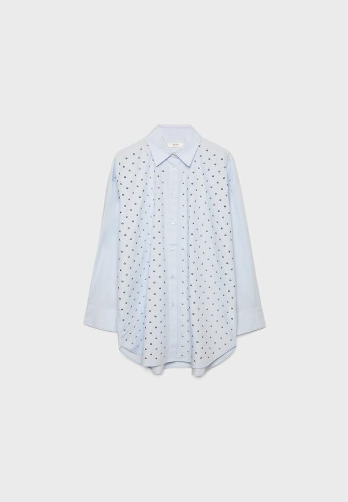Cămașă oversize cu capse Cămașă oversize cu capse