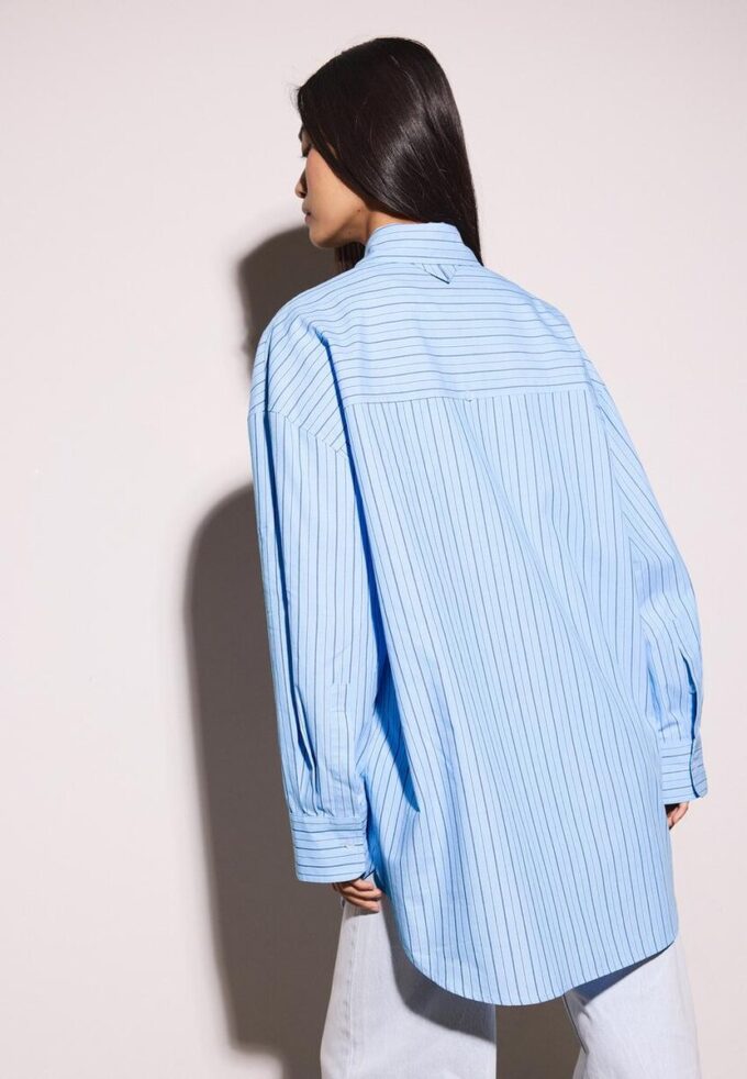 Cămașă oversize cu dungi Cămașă oversize cu dungi