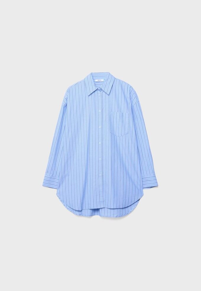 Cămașă oversize cu dungi Cămașă oversize cu dungi