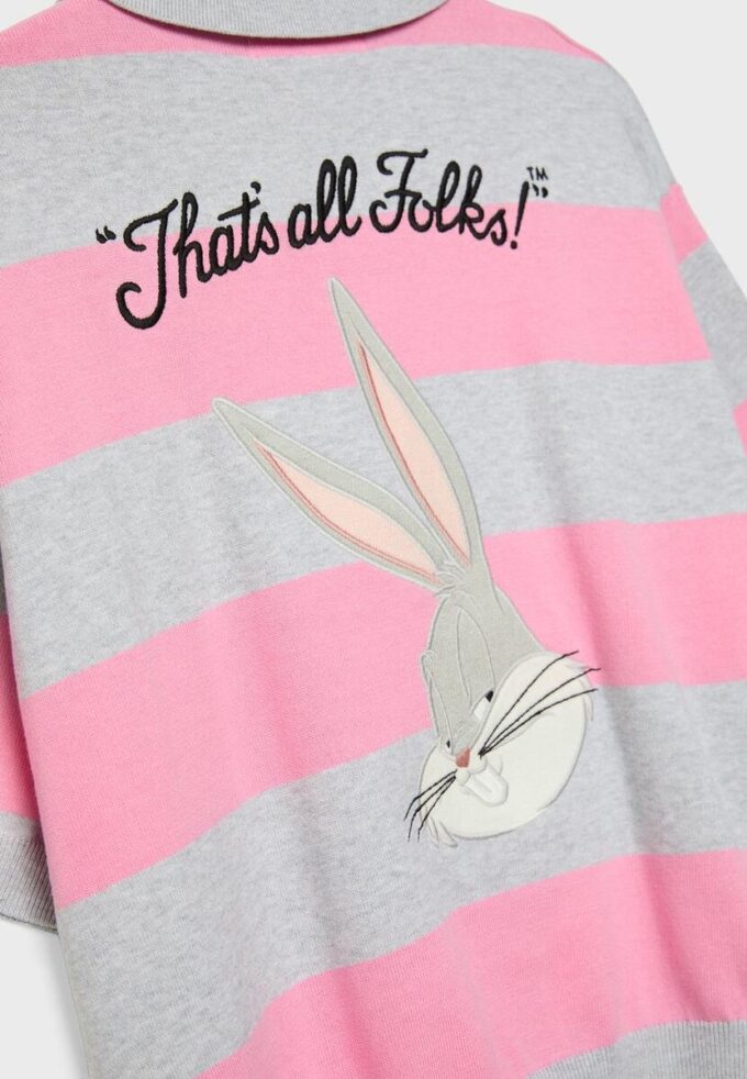 Cămășa polo din tricot cu Bugs Bunny Cămășa polo din tricot cu Bugs Bunny