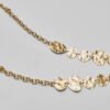 Colier texturat tip lariat