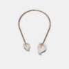 Colier tip choker cu floare de cala