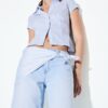 Culotte cu detaliu eșarfă Culotte cu detaliu eșarfă