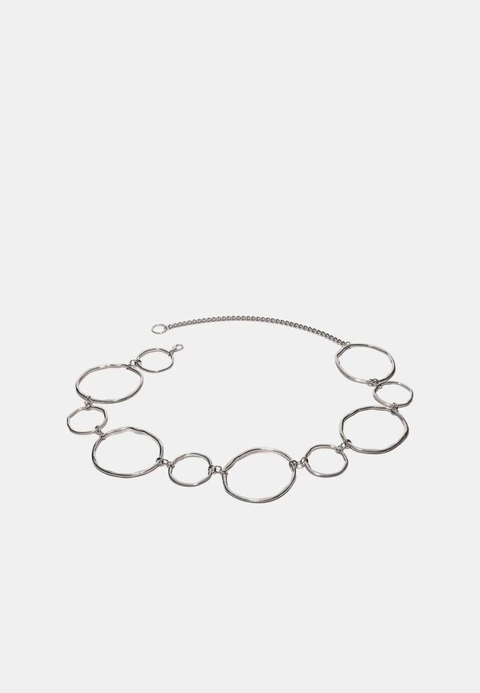 Curea metalică cu ovale mari