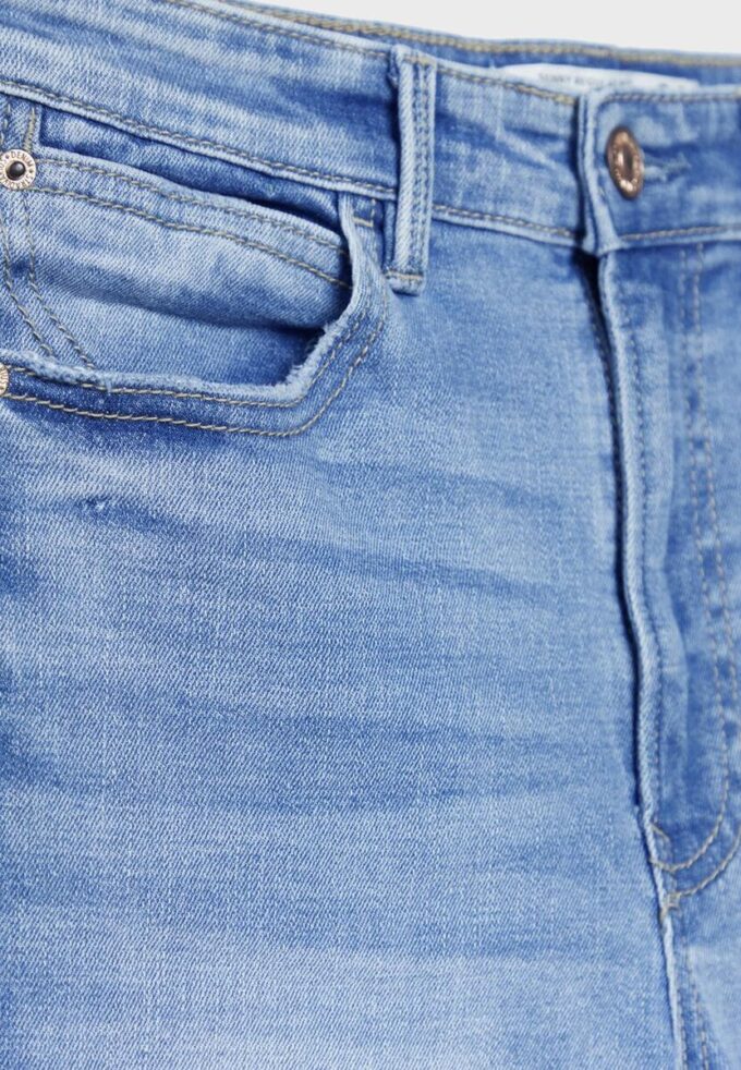 D07 Blugi skinny cu talie normală D07 Blugi skinny cu talie normală