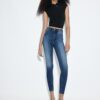 D07 Blugi skinny cu talie normală D07 Blugi skinny cu talie normală