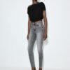 D07 Blugi skinny cu talie normală D07 Blugi skinny cu talie normală