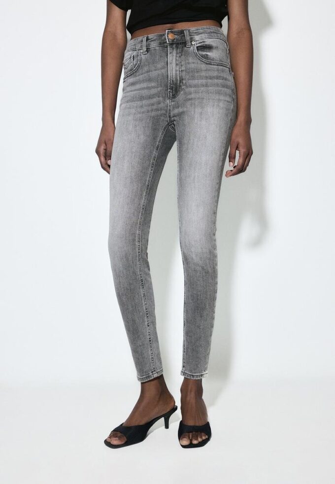 D07 Blugi skinny cu talie normală D07 Blugi skinny cu talie normală