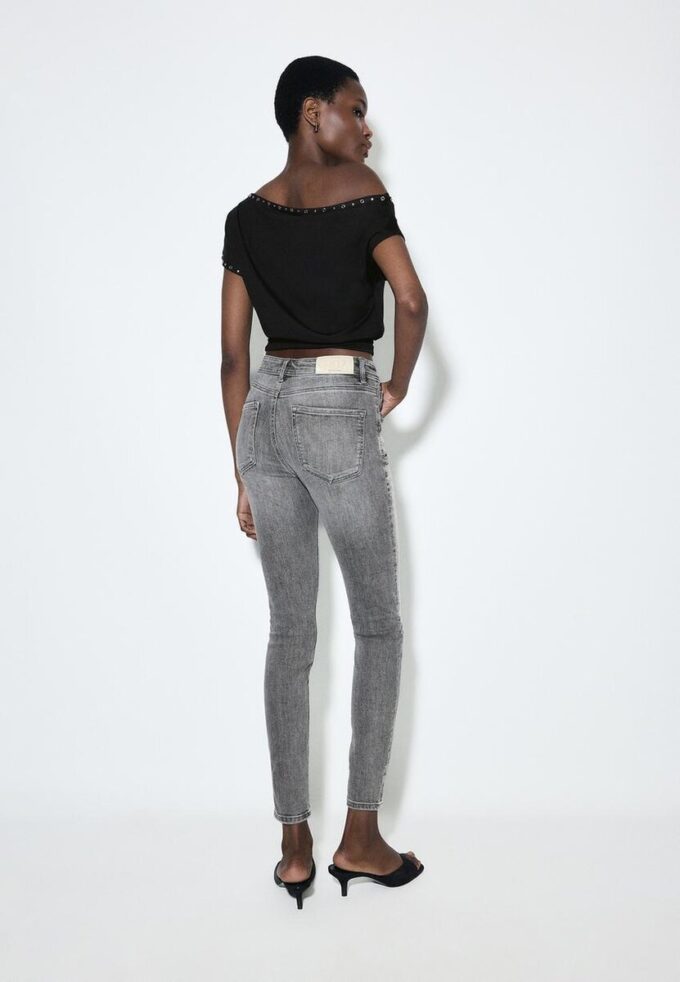 D07 Blugi skinny cu talie normală D07 Blugi skinny cu talie normală