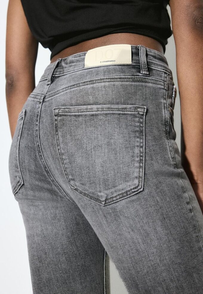 D07 Blugi skinny cu talie normală D07 Blugi skinny cu talie normală