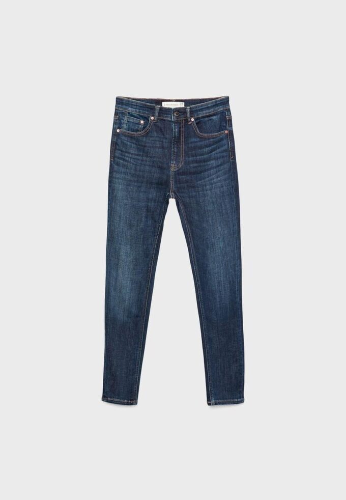 D07 Blugi skinny cu talie normală D07 Blugi skinny cu talie normală