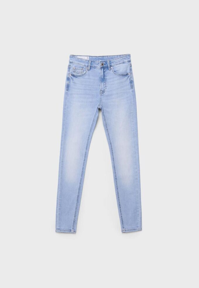 D07 Blugi skinny cu talie normală D07 Blugi skinny cu talie normală