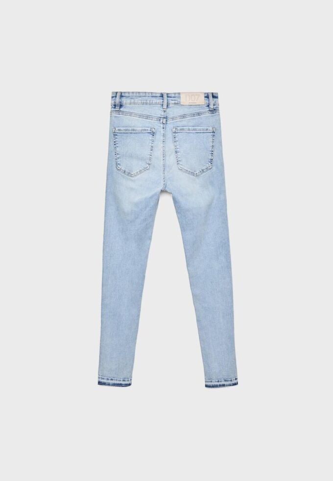 D07 Blugi skinny cu talie normală D07 Blugi skinny cu talie normală