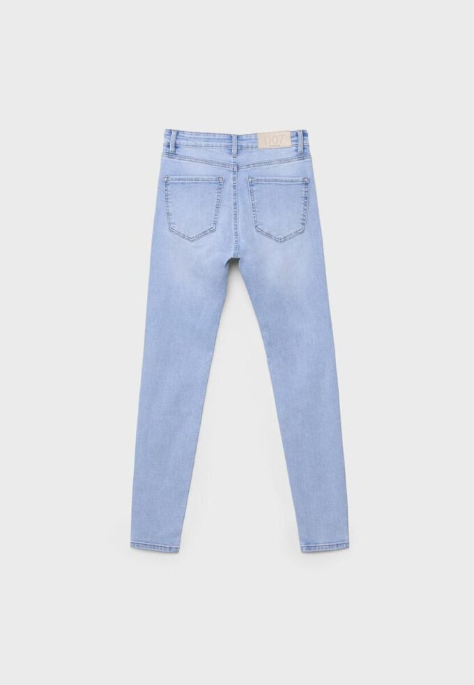 D07 Blugi skinny cu talie normală D07 Blugi skinny cu talie normală