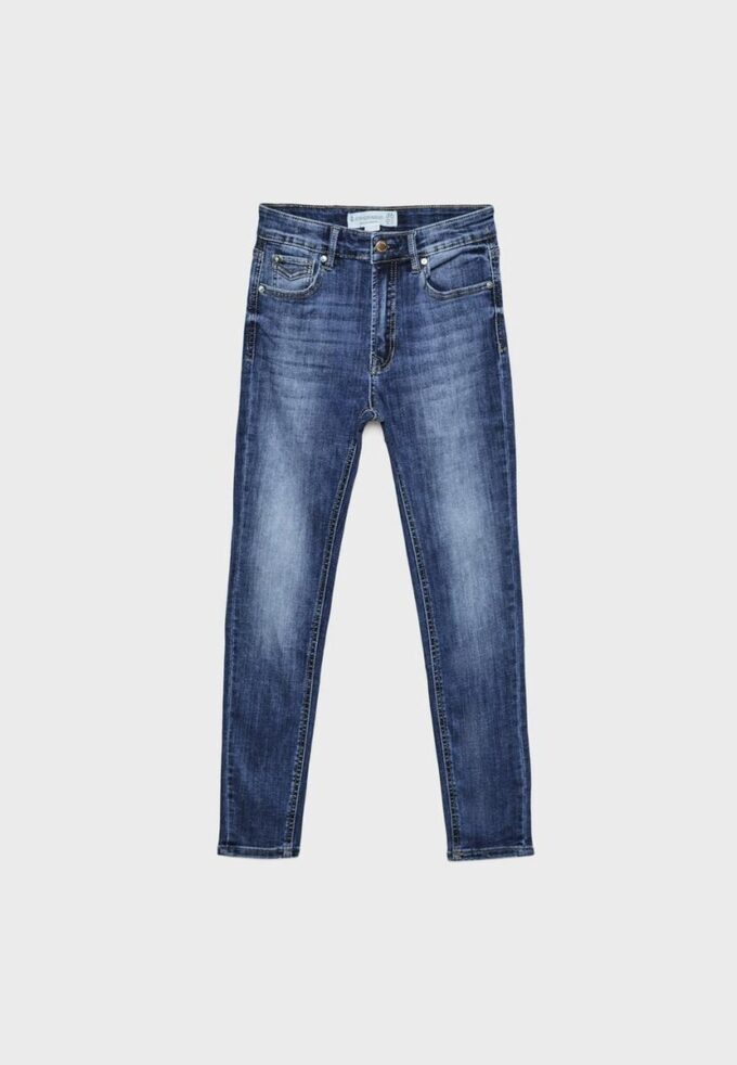 D07 Blugi skinny cu talie normală D07 Blugi skinny cu talie normală