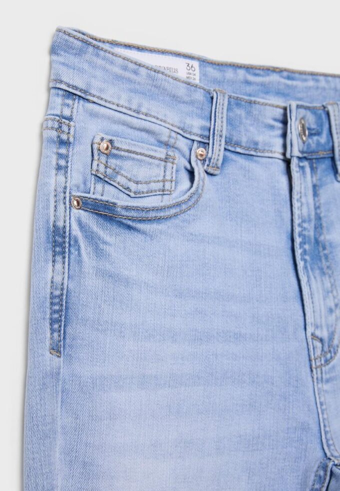 D07 Blugi skinny cu talie normală D07 Blugi skinny cu talie normală