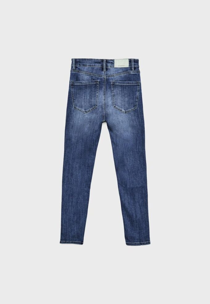 D07 Blugi skinny cu talie normală D07 Blugi skinny cu talie normală
