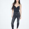 D09 Blugi skinny cu talie foarte înaltă D09 Blugi skinny cu talie foarte înaltă