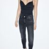 D09 Blugi skinny cu talie foarte înaltă D09 Blugi skinny cu talie foarte înaltă