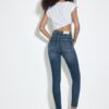 D09 Blugi skinny cu talie foarte înaltă D09 Blugi skinny cu talie foarte înaltă