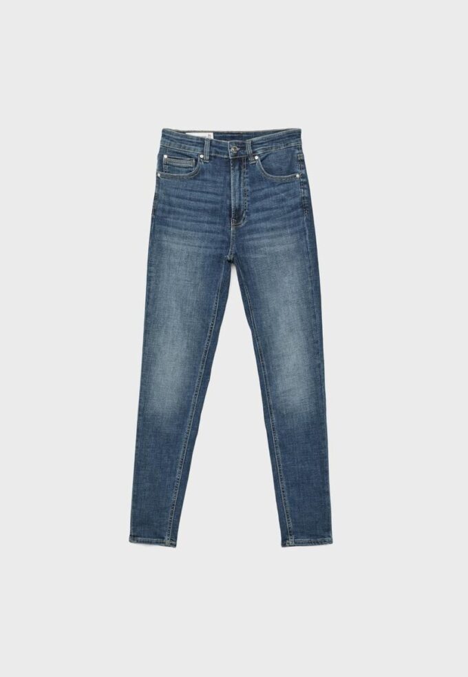 D09 Blugi skinny cu talie foarte înaltă D09 Blugi skinny cu talie foarte înaltă