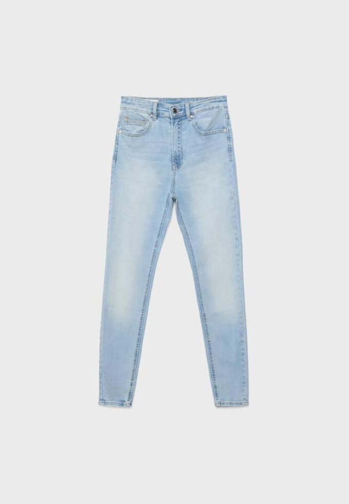 D09 Blugi skinny cu talie foarte înaltă D09 Blugi skinny cu talie foarte înaltă