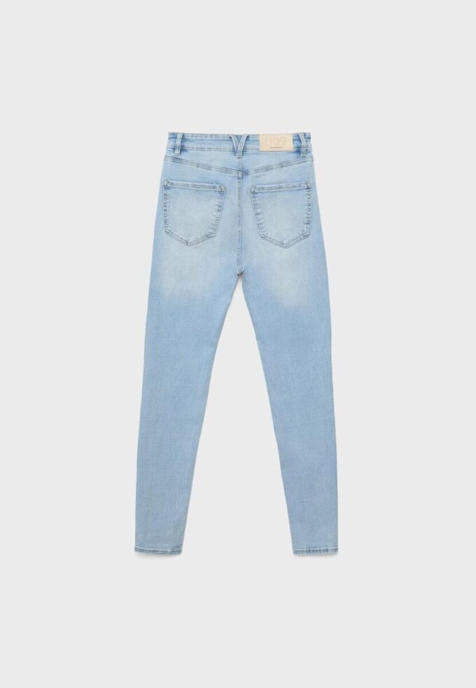 D09 Blugi skinny cu talie foarte înaltă D09 Blugi skinny cu talie foarte înaltă