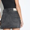 D60 Fustă mini din denim de articole de bază D60 Fustă mini din denim de articole de bază
