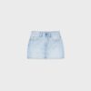 D60 Fustă mini din denim de articole de bază D60 Fustă mini din denim de articole de bază