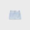 D60 Fustă mini din denim de articole de bază D60 Fustă mini din denim de articole de bază