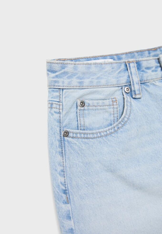 D60 Fustă mini din denim de articole de bază D60 Fustă mini din denim de articole de bază