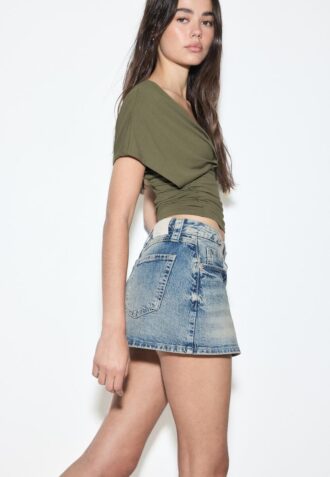 D62 Skort din denim