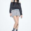 D62 Skort din denim