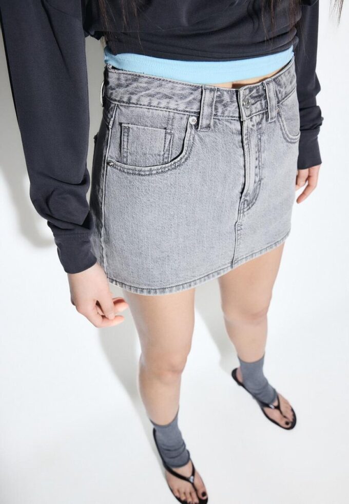 D62 Skort din denim