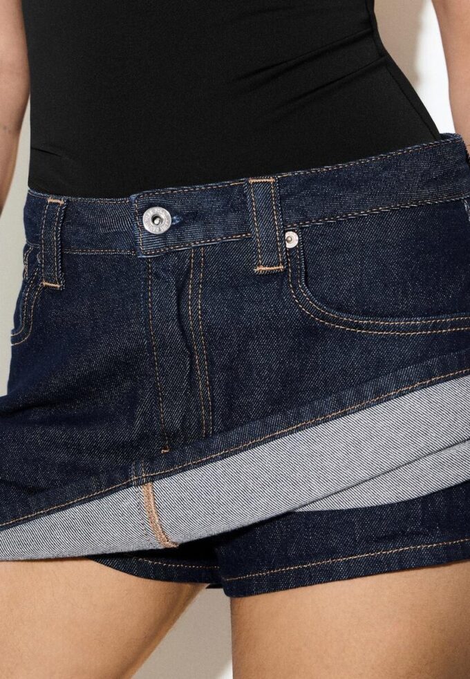 D62 Skort din denim