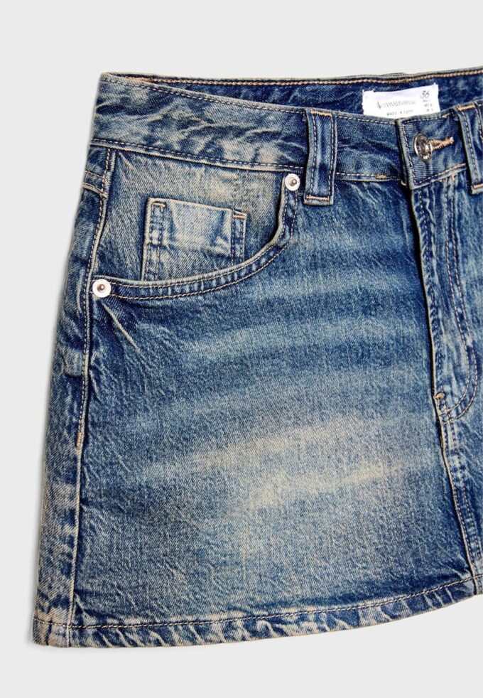 D62 Skort din denim
