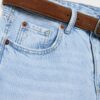 D68 Blugi boot-cut cu curea D68 Blugi boot-cut cu curea