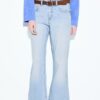 D68 Blugi boot-cut cu curea D68 Blugi boot-cut cu curea