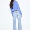 D68 Blugi boot-cut cu curea D68 Blugi boot-cut cu curea